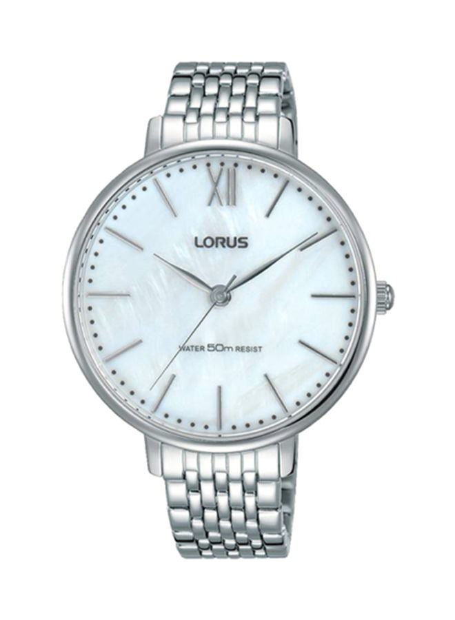 لوراس ساعة يد من الإستانليس إستيل بعقارب طراز RG275LX9 للنساء