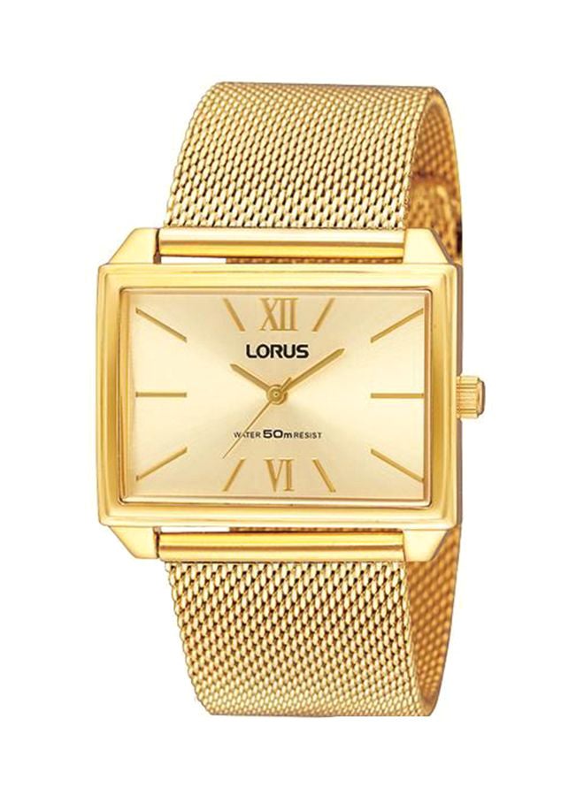 لوراس ساعة يد من الإستانليس إستيل بعقارب طراز RG286HX9 للنساء