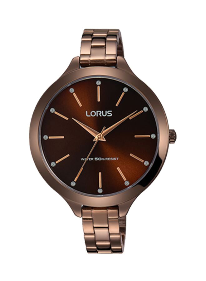 لوراس ساعة يد من الإستانليس إستيل بعقارب طراز RG297KX9 للنساء