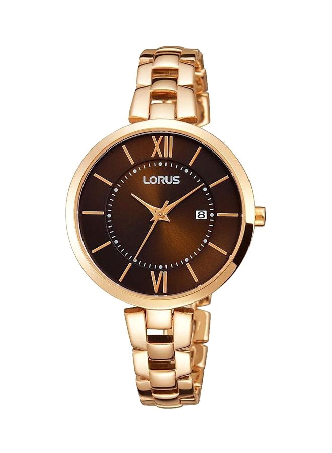 لوراس ساعة يد من الإستانليس إستيل بعقارب طراز RH702BX9 women