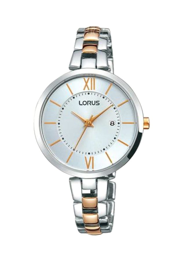 لوراس ساعة يد من الإستانليس إستيل بعقارب طراز RH707BX9 للنساء