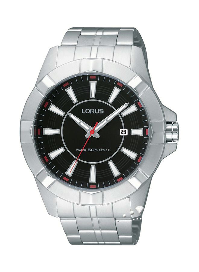 لوراس ساعة يد من الإستانليس إستيل بعقارب طراز RH991CX9 للرجال