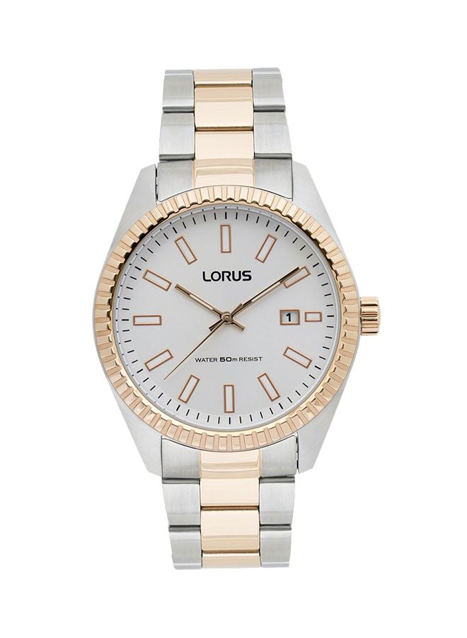 لوراس ساعة يد من الإستانليس إستيل بعقارب طراز RH992DX9 men