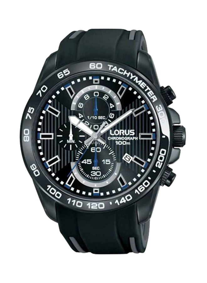 لوراس ساعة يد بعقارب بسوار من السيليكون طراز RM385CX9 men