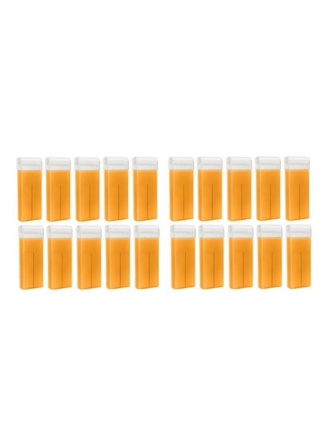 Generic 20-Piece Hair Removal Wax Clear 100ml