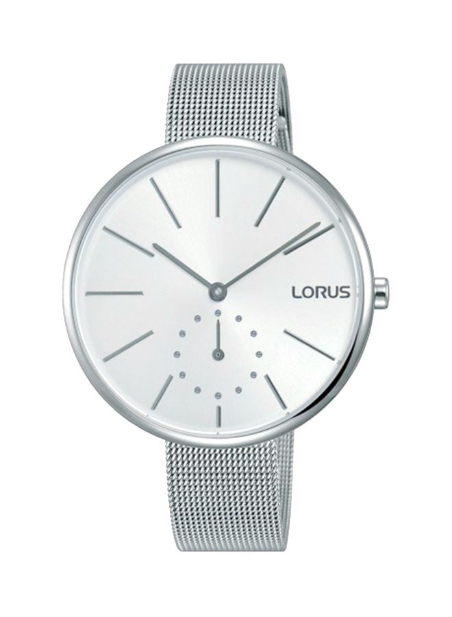 لوراس ساعة يد من الإستانليس إستيل بعقارب طراز RN421AX9 للنساء