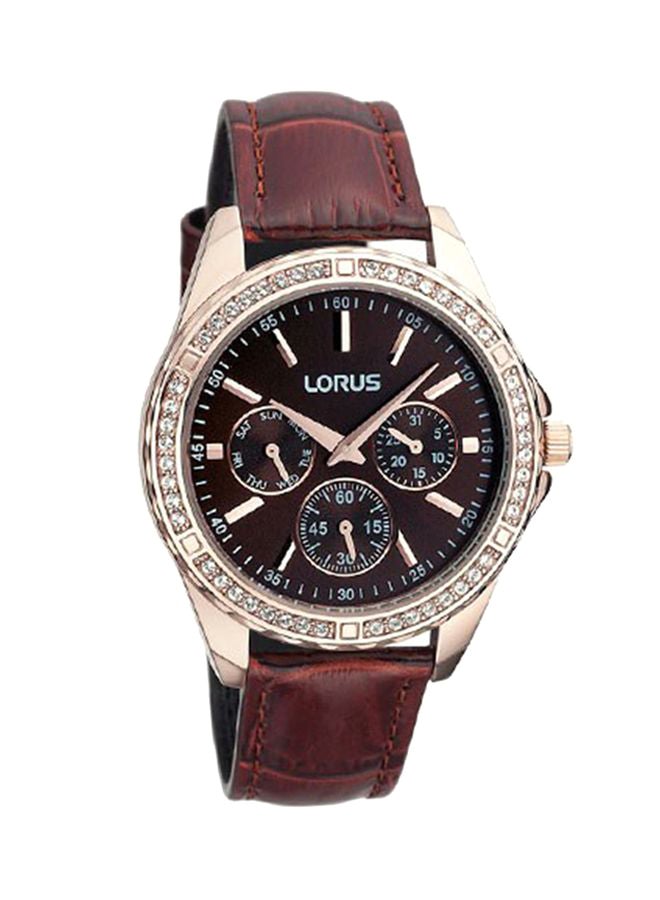 LORUS women Leather Analog Watch RP644AX9
