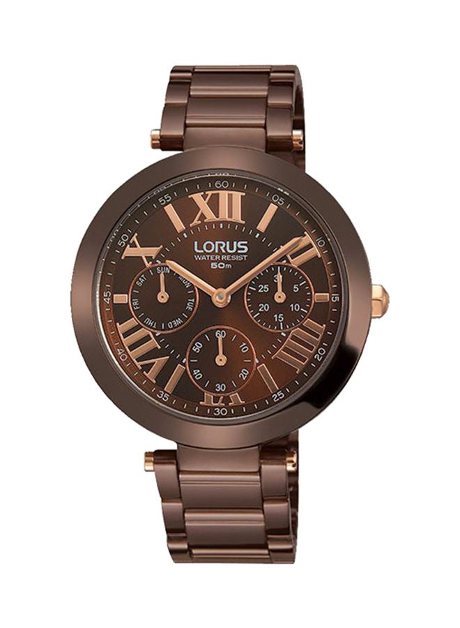 لوراس ساعة يد من الإستانليس إستيل بعقارب طراز RP657CX9 women