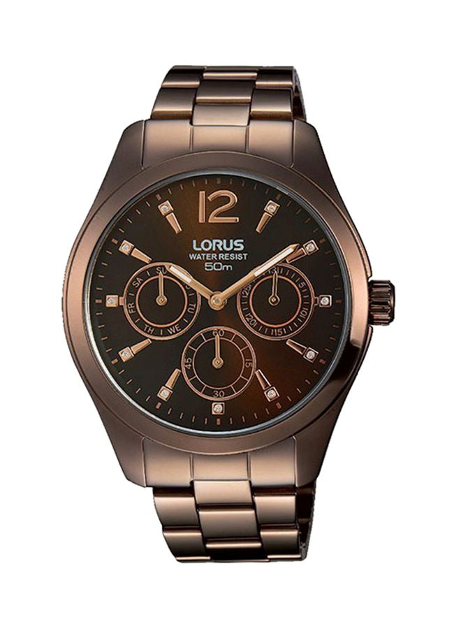 لوراس ساعة يد من الإستانليس إستيل بعقارب طراز RP671CX9 للنساء