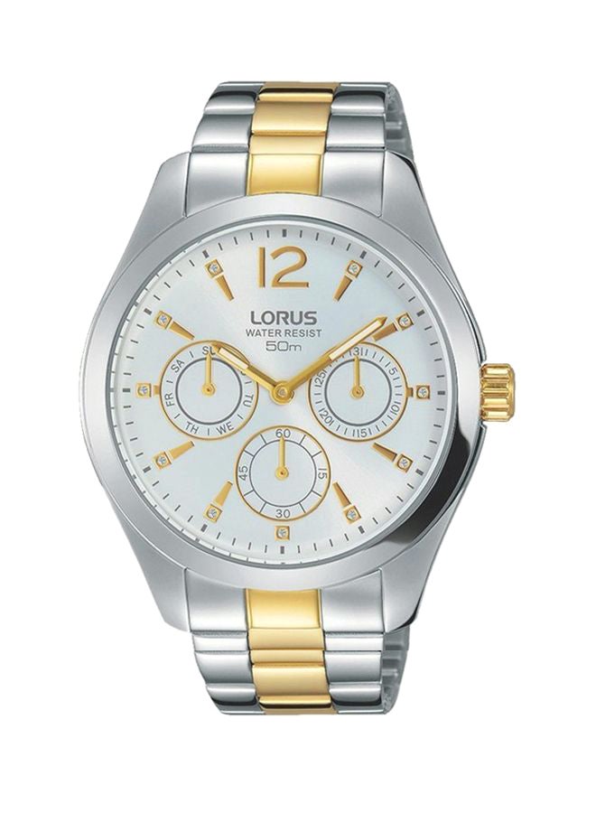 لوراس ساعة يد من الإستانليس إستيل بعقارب طراز RP683CX9 للنساء