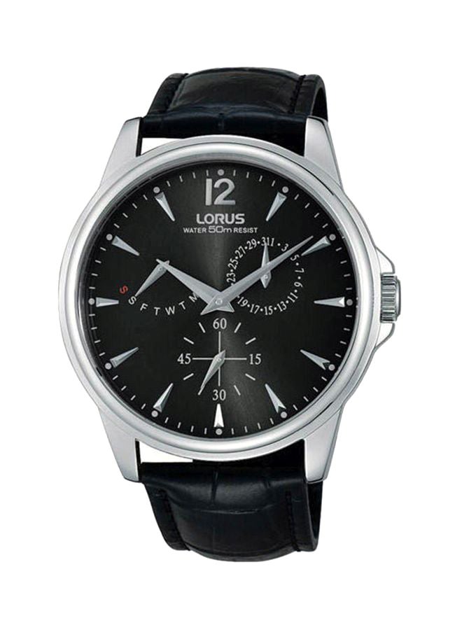 لوراس ساعة يد بعقارب بسوار من الجلد طراز RP863AX9 men