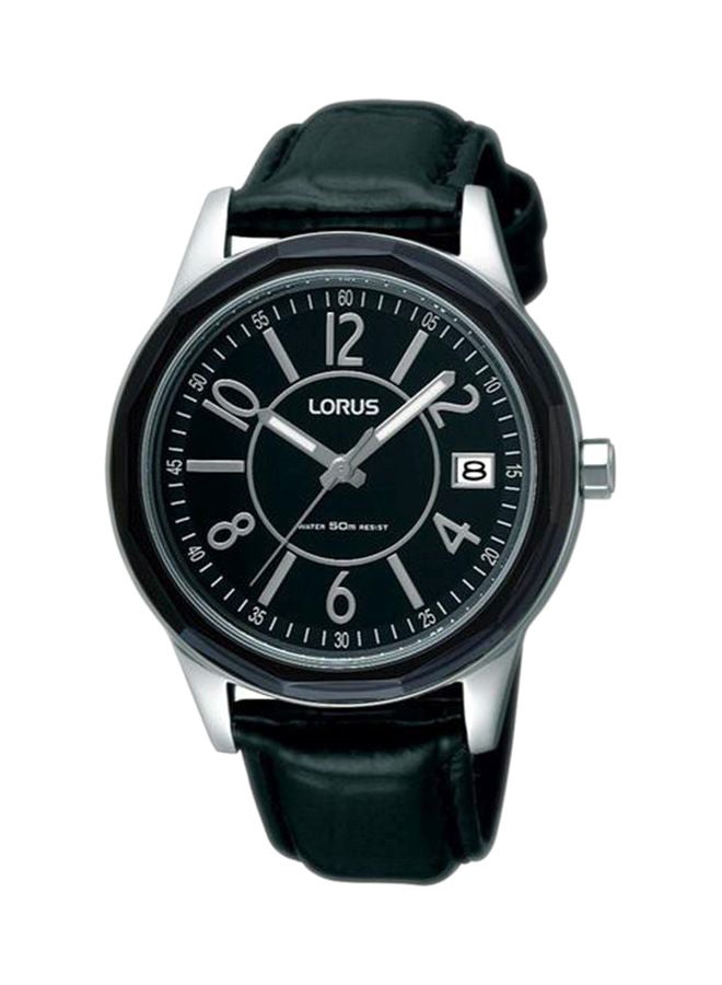 لوراس ساعة يد بعقارب بسوار من الجلد طراز RS953AX9 women