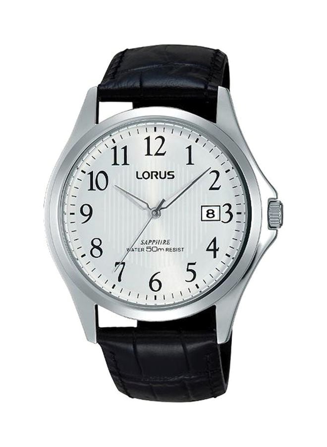 LORUS Men's Leather Analog Watch RS999BX9
