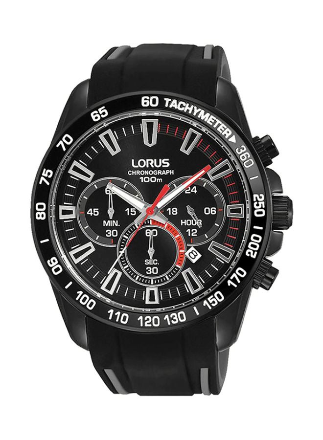 لوراس ساعة يد بعقارب بسوار من السيليكون طراز RT325FX9 men