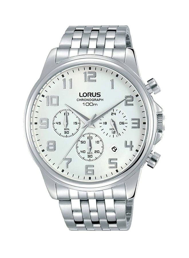 لوراس ساعة يد من الإستانليس إستيل بعقارب طراز RT337GX9 men