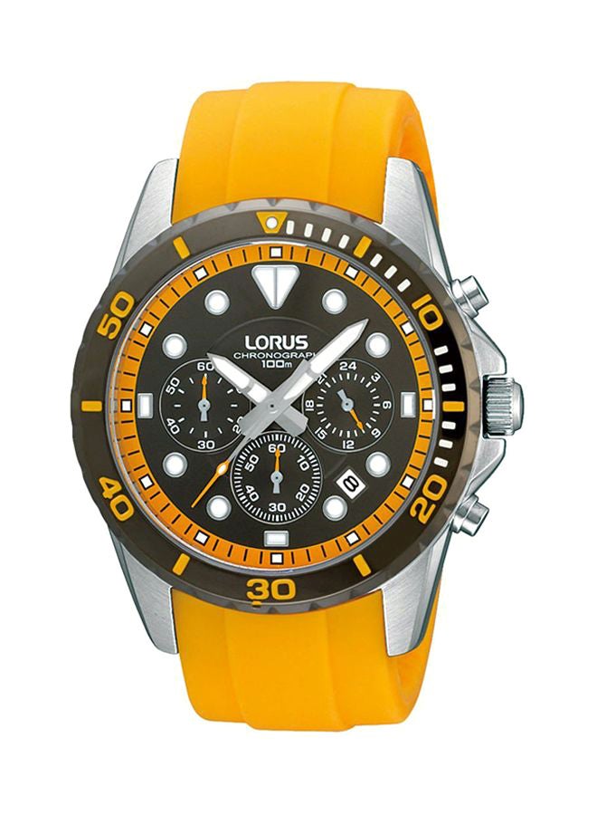 لوراس ساعة يد بعقارب بسوار من السيليكون طراز RT341BX9 men