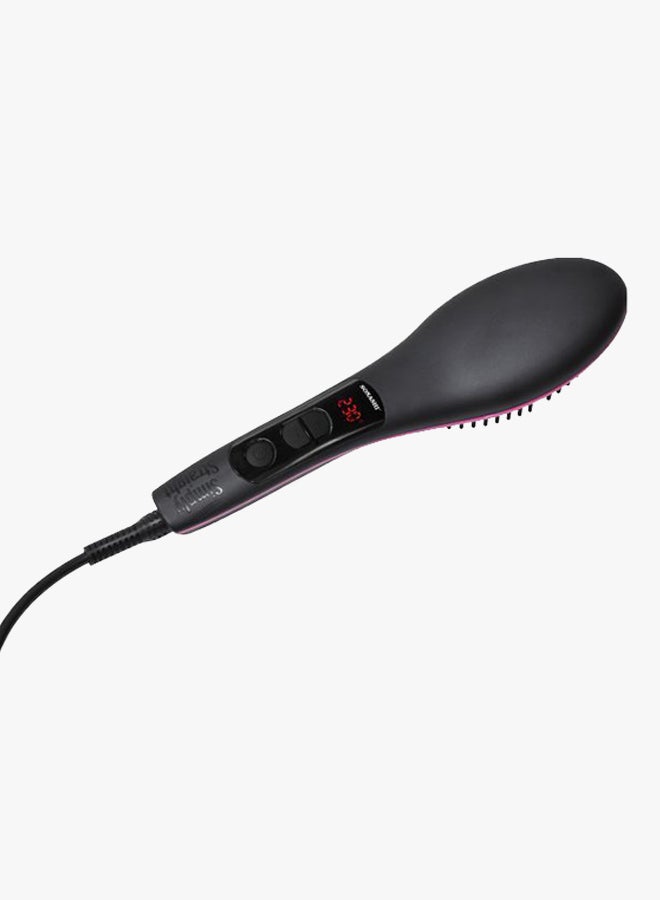 Szent peter Electric Straightening Brush Black/Pink  - Image 2