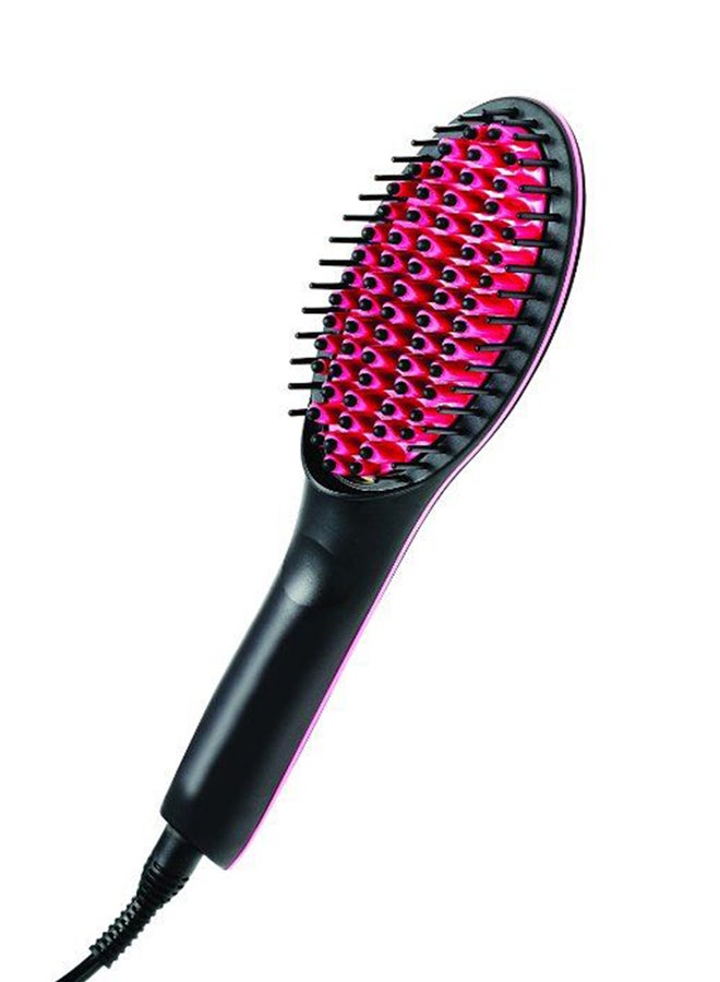 فرشاة فرد الشعر الكهربائية أسود/وردي - Image 1