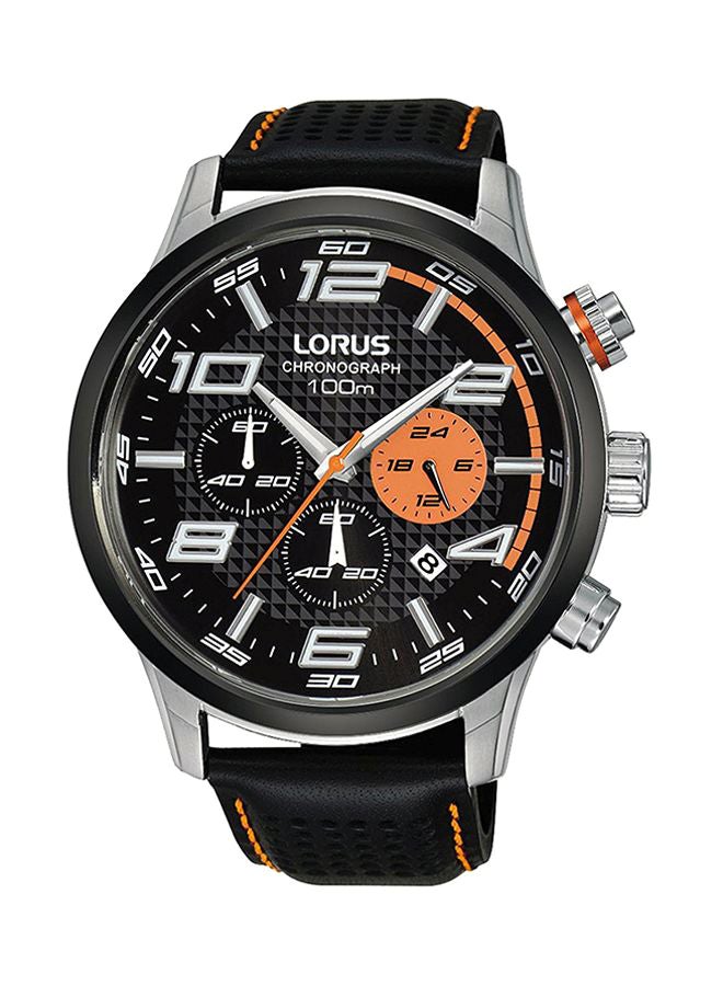 لوراس ساعة يد بعقارب بسوار من الجلد طراز RT373EX9 men