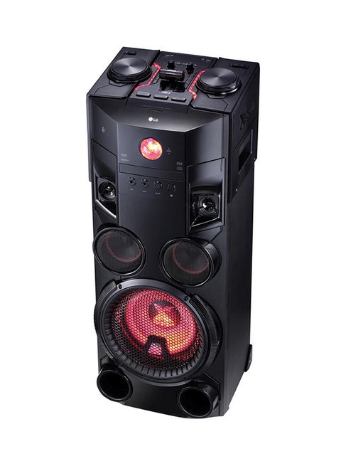 Mini Hi-Fi Speaker System With Karaoke Functionality OM7560 Black/Red
