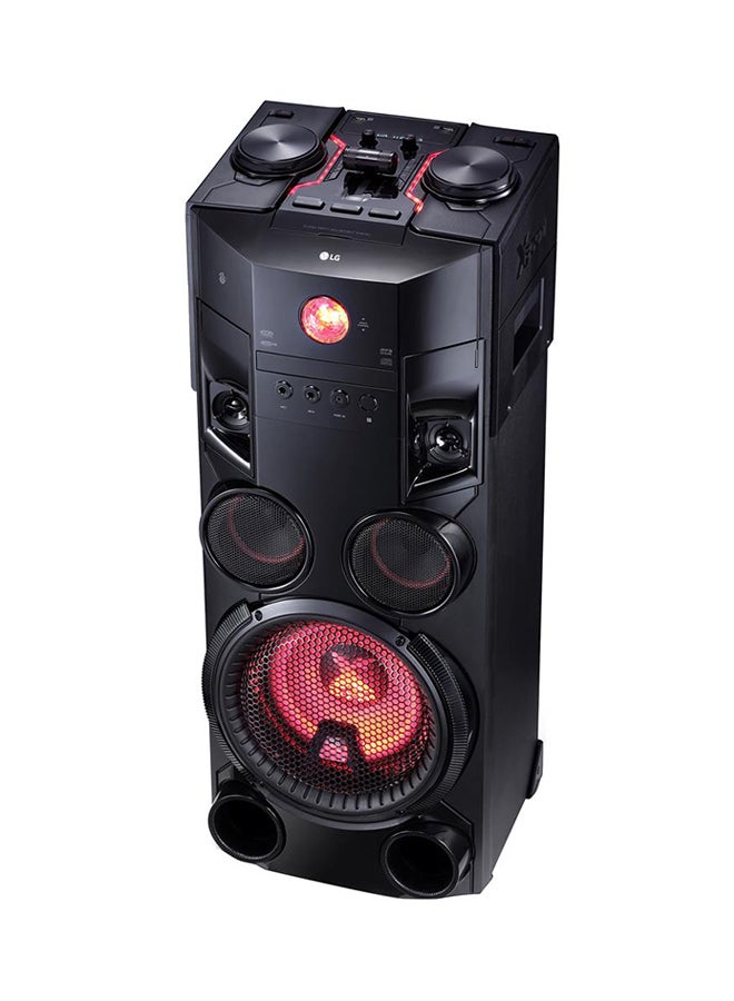 Mini Hi-Fi Speaker System With Karaoke Functionality OM7560 Black/Red