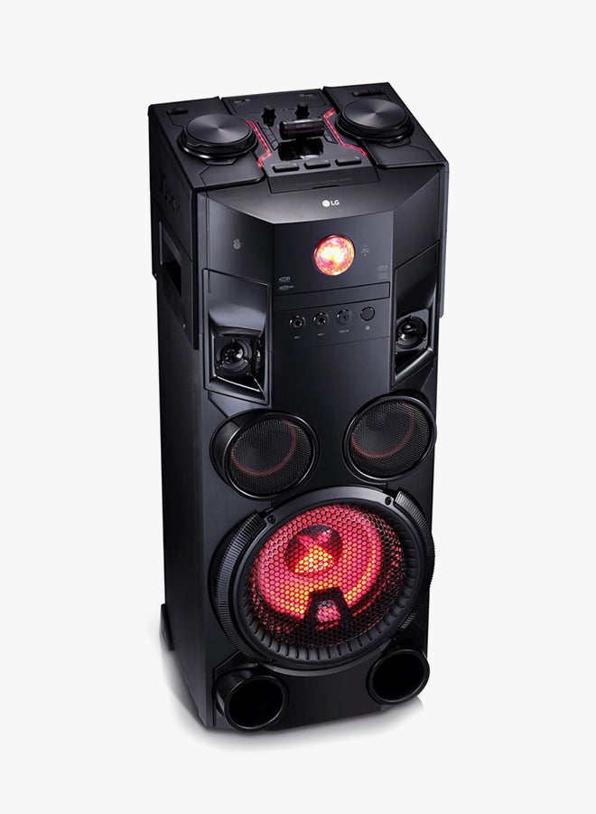Mini Hi-Fi Speaker System With Karaoke Functionality OM7560 Black/Red