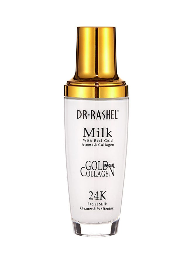 DR. RASHEL - 24K Gold And Collagen Facial Milk Cleanser Gold 100ml - Image 1
