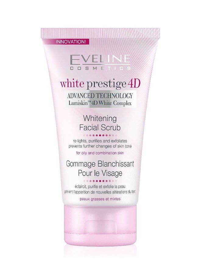 White Prestige 4D Whitening Facial Scrub 150ml - v1522925089/N13770631A_1