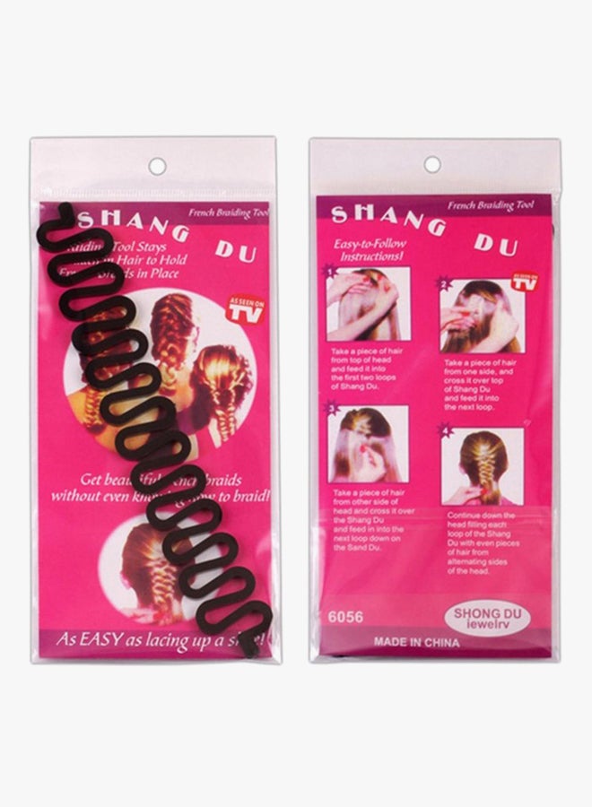 Fashion French Hair Braiding Tool Black - Image 2