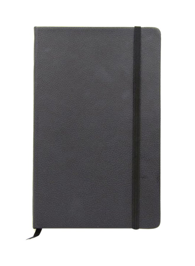 Generic - Soft Cover Notebook With Elastic Band Black - Image 1