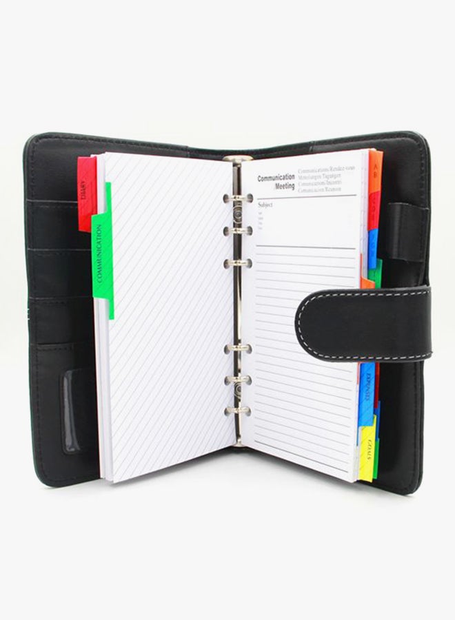 7-Inch PU Folder With Calculator Black - Image 2