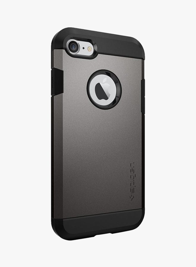 سبايجن غطاء حماية متين آرمور خلفي لهاتف أبل آيفون 7 جونميتال - Image 2