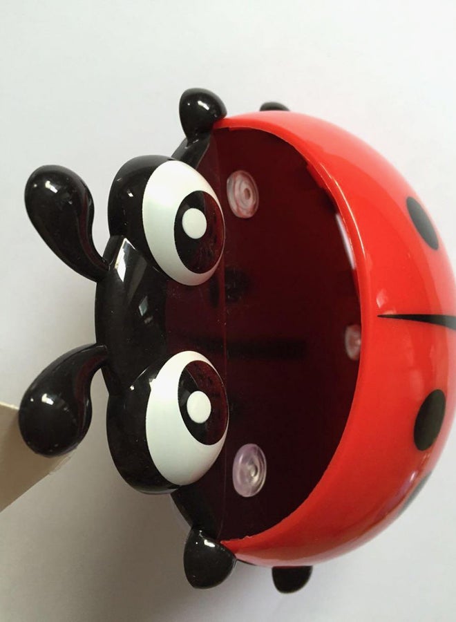 INSECT Ladybug Suction Hook Toothbrush Holder Red/Black - Image 4