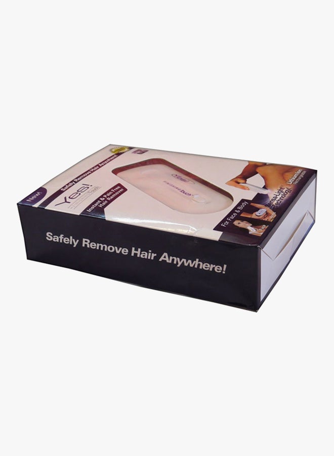 YES! Painless Body Hair Remover Trimmer White/Purple  - Image 2