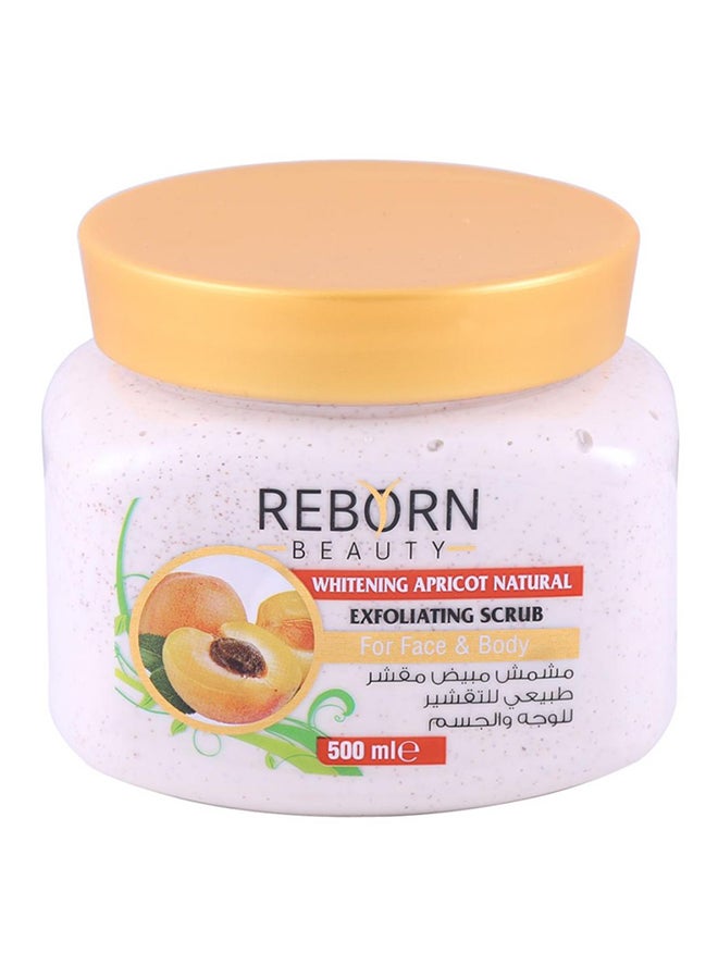 Reborn Beauty - Whitening Apricot Natural Exfoliating Scrub White 500ml - Image 1