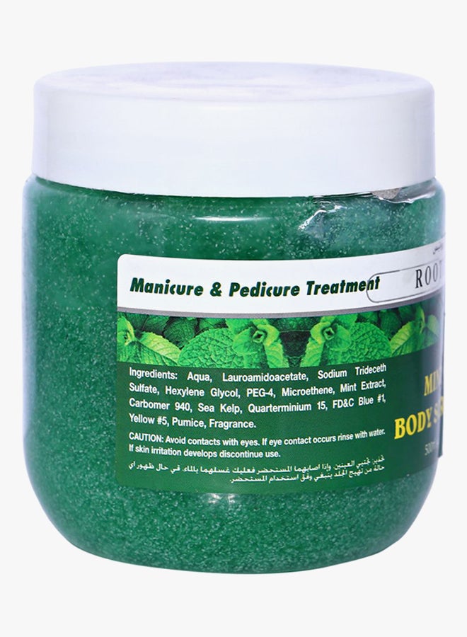 ROOTIES Mint Body Scrub Green 500ml - Image 2