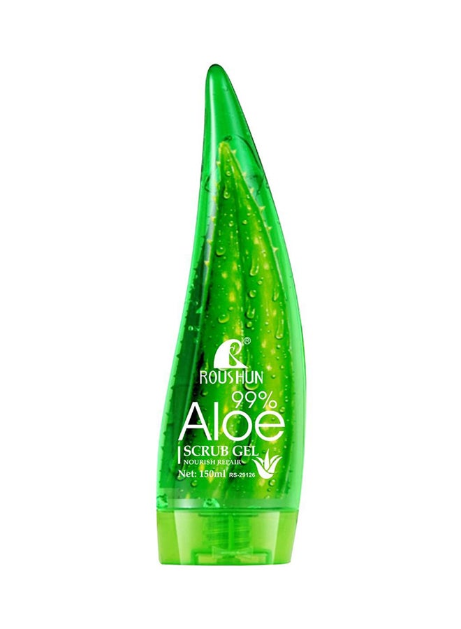 ROUSHUN - Pure Aloe Facial Scrub Gel Green 150ml - Image 1