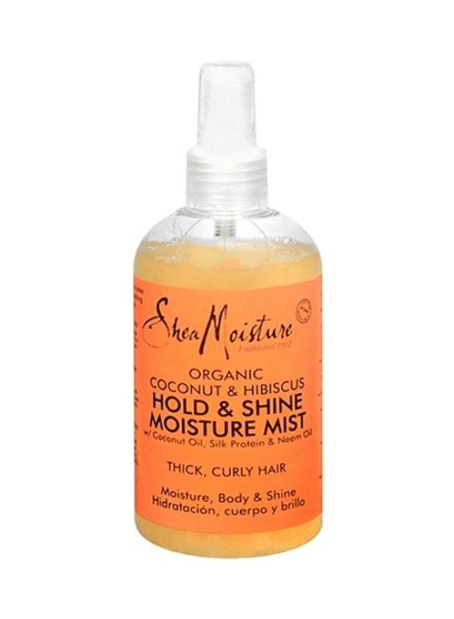 SheaMoisture Organic Coconut And Hibicus Hold And Shine Moisture Mist 236ml