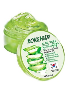 ROUSHUN Aloe Vera Soothing Moisturizing Gel Green 300ml  - Image 1