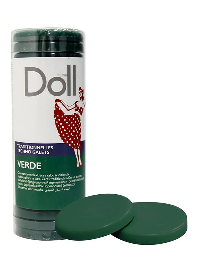 Verde Hair Removal Wax Galets Green