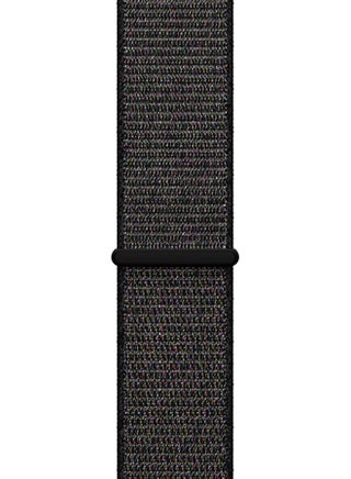 Woven Double Layer Nylon Sport Loop Strap For Apple Watch 38mm Black - v1522929582/N14047200A_1