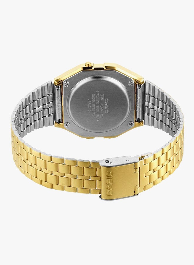 كاسيو ساعة يد رقمية بسوار من الإستانلس ستيل طراز LA680WGA-1D - قياس 29 مم - لون ذهبي للنساء - Image 2