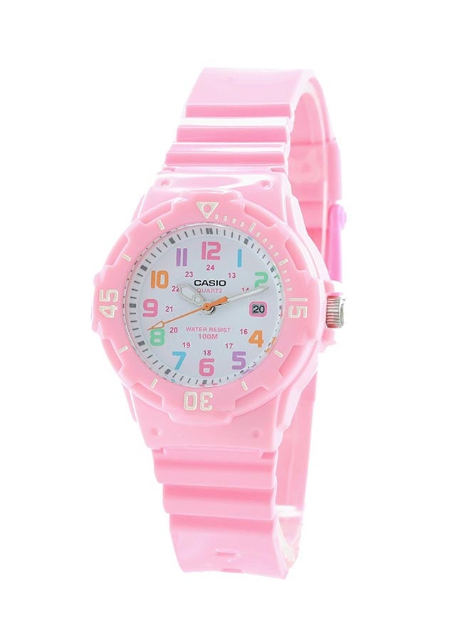 CASIO Women's Resin Analog Watch LRW200H-4B2 - 34 mm - Pink - Image 1