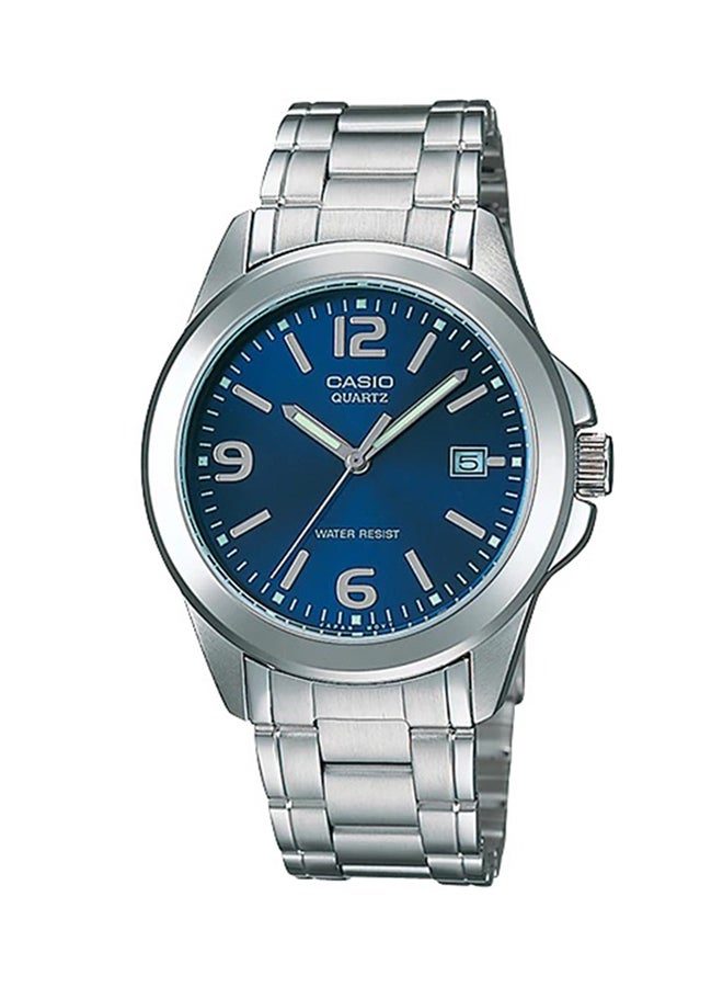 كاسيو ساعة يد بعقارب وسوار من الإستانلس ستيل طراز LTP-1215A-2ADF - مقاس 37 مم - لون فضي للنساء - Image 1