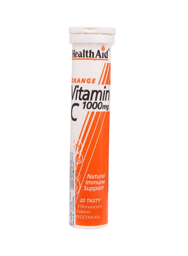 HealthAid Vitamin C - 20 Tablets