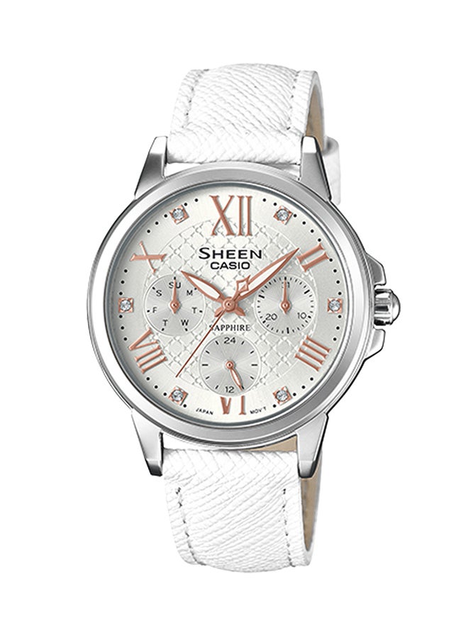 كاسيو ساعة شين جلدية بعقارب طراز 3511L-7AUDR للرجال - Image 1