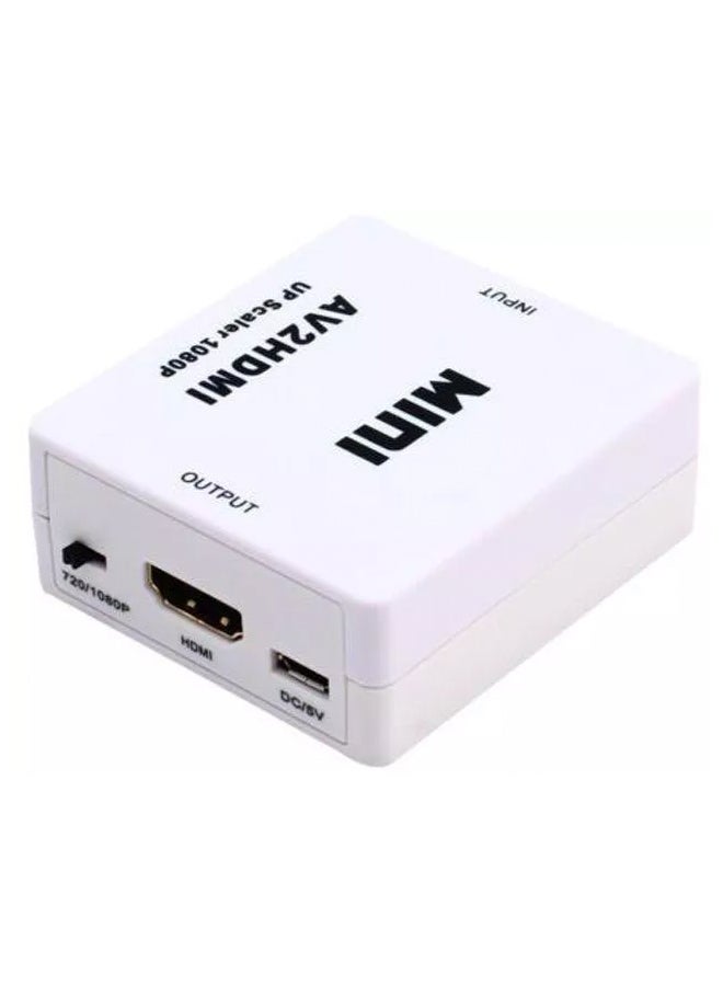 Mini HDMI Video Adapter White  - Image 2