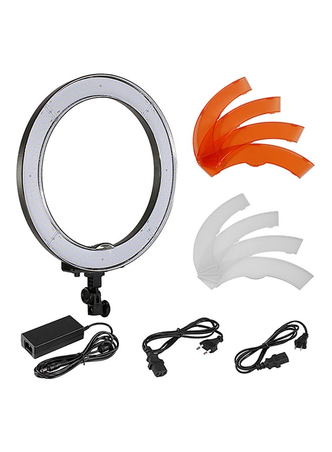 LED SMD Ring Light With Color Filter Set White - Image 1