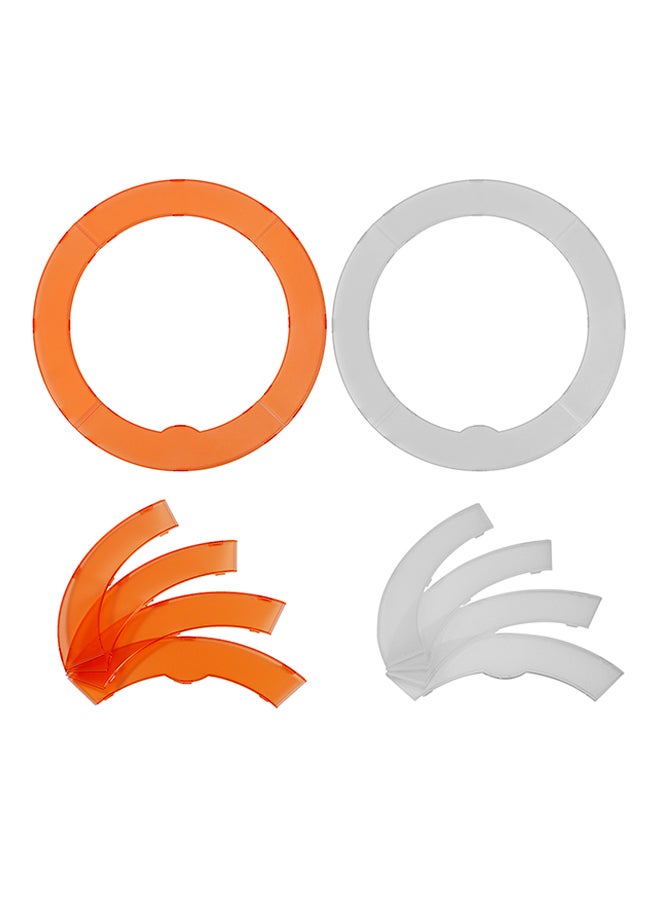 LED SMD Ring Light With Color Filter Set White - Image 3