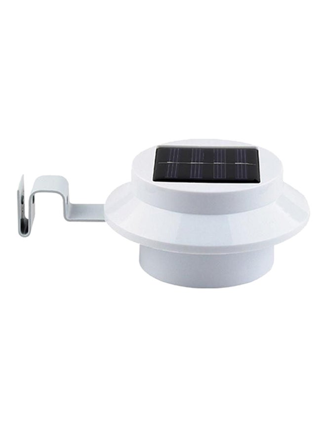 ماركة غير محددة مصباح LED يُثبَّت على الحائط في الحديقة يعمل بالطاقة الشمسية أبيض/ أسود  - Image 1
